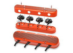 Holley 241-183 2-PIECE CAST ALUM. V/C,FACT ORNG FINISH