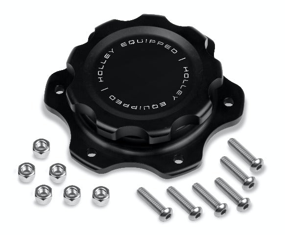 Holley 241-226 BILLET FUEL CELL CAP W/6 BOLT FLANGE - H