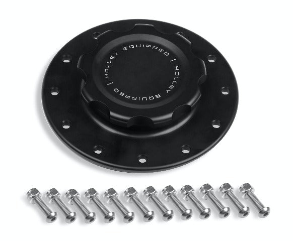 Holley 241-227 BILLET FUEL CELL CAP W/12 BOLT FLANGE -