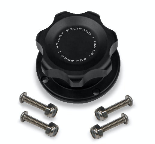Holley 241-230 BILLET FILL CAP W/ 4 BOLT FLANGE- HOLLEY