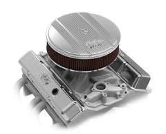 Holley 241-241 SBC HOLLEY VALVE COVERS,FINNED,W/EMIS,PO