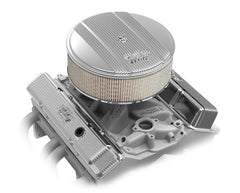 Holley 241-241 SBC HOLLEY VALVE COVERS,FINNED,W/EMIS,PO