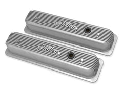 Holley 241-246 SBC VALVE COVERS CENTER-BOLT FINNED NON-