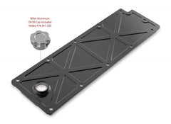Holley 241-362 VALLEY COVER TRUSSED SATN BLK W/OIL FILL