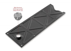 Holley 241-369 VALLEY COVER TRUSSED SATN BLK W/OIL FILL
