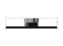 Holley 241-369 VALLEY COVER TRUSSED SATN BLK W/OIL FILL