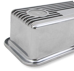 Holley 241-82 VALVE COVER, M/T SBC, POLISHED