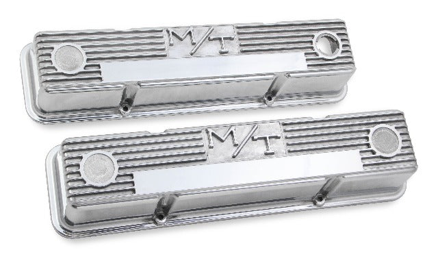 Holley 241-82 VALVE COVER, M/T SBC, POLISHED