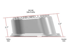 Holley 241-84 VALVE COVER, M/T BBC, POLISHED