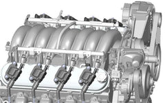Holley 241-91 VALVE COVER, LS BLACK KRINKLE FINISH