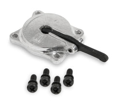 Holley 26-139BK 30CC PUMP COVER WITH SCREWS ALUMINUM -BL