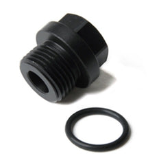 Holley 26-144-1 BILLET FUEL INLET PLUG - BLACK