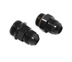 Holley 26-158 ADAPTOR, BLACK - 8AN TO 8AN O-RING