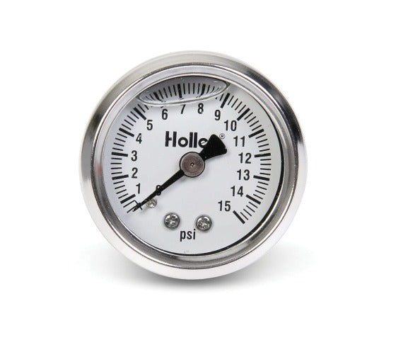 Holley 26-504 FUEL PRESS GAUGE,0-15PSI