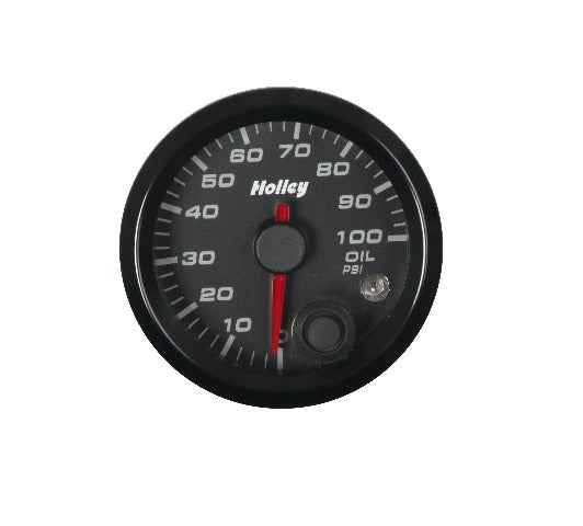 Holley 26-601 2-1/16 HOLLEY OIL PRES GAUGE-BLK