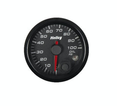 Holley 26-601 2-1/16 HOLLEY OIL PRES GAUGE-BLK