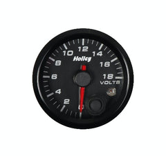 Holley 26-603 2-1/16 HOLLEY VOLT GAUGE-BLK