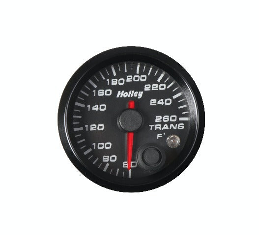 Holley 26-605 2-1/16 HOLLEY TRANS TEMP GAUGE-BLK
