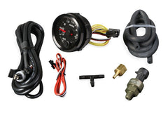 Holley 26-606 2-1/16 HOLLEY BOOST/VAC GAUGE-BLK