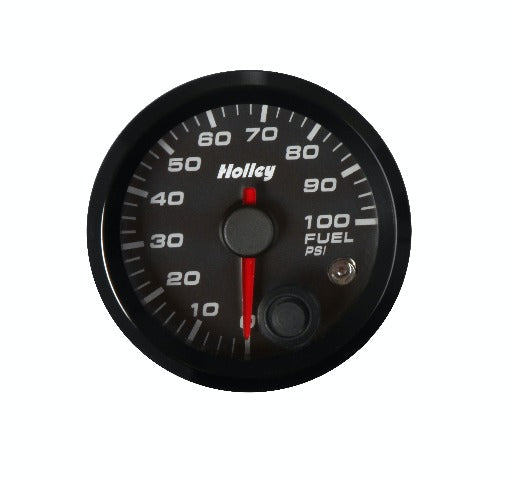 Holley 26-608 2-1/16 HOLLEY FUEL PRES GAUGE-BLK
