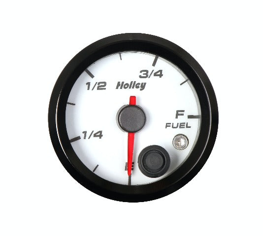 Holley 26-614W 2-1/16 HOLLEY FUEL LEVEL GAUGE-WHT
