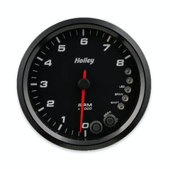 Holley 26-616 4-1/2 HOLLEY 8K TACH W/SHFT LGT-BLK