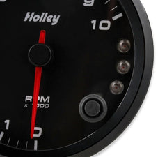 Holley 26-617 3-3/8 HOLLEY 10K TACH W/SHFT LGT-BLK