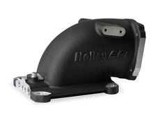Holley EFI 300-240BK INTAKE ELBOW, GM LS THROTTLE 4150, BLACK