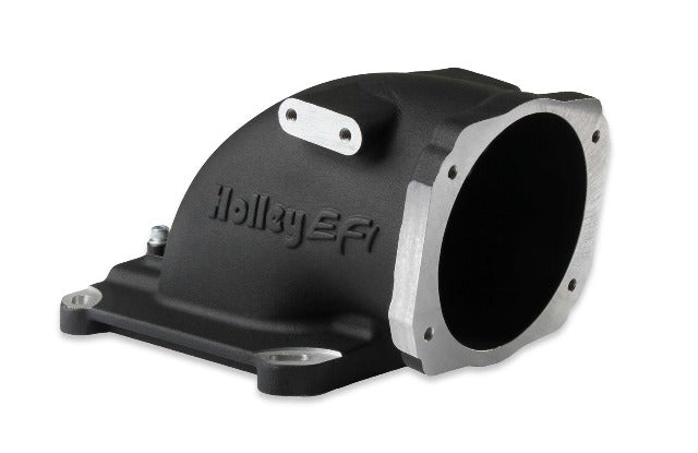 Holley EFI 300-240BK INTAKE ELBOW, GM LS THROTTLE 4150, BLACK