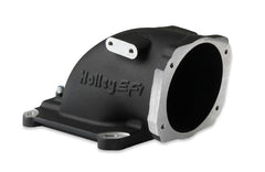 Holley EFI 300-240BK INTAKE ELBOW, GM LS THROTTLE 4150, BLACK