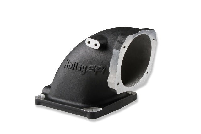 Holley EFI 300-248BK INTAKE ELBOW, BLACK GM LS 4500 FLANGE