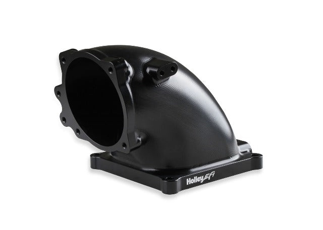 Holley EFI 300-254BK KIT, BILLET ELBOW FORD 5.OL TO 4500 BLK