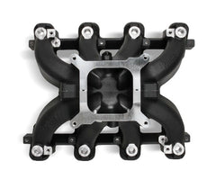 Holley 300-255BK INT MNFD CATHEDRAL SPLIT SGL-PLN EFI-BLA