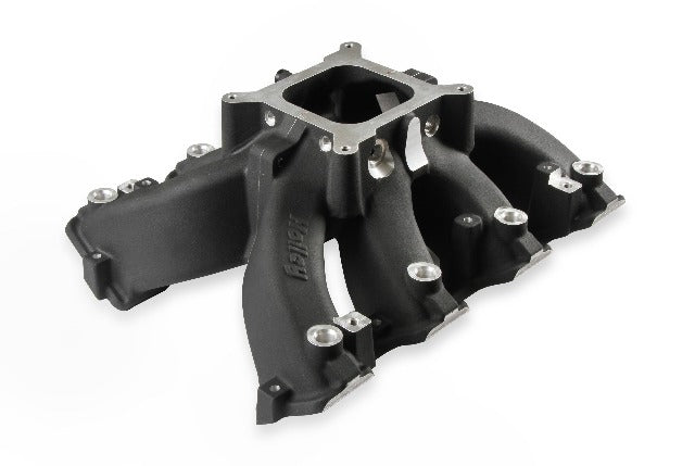 Holley 300-255BK INT MNFD CATHEDRAL SPLIT SGL-PLN EFI-BLA