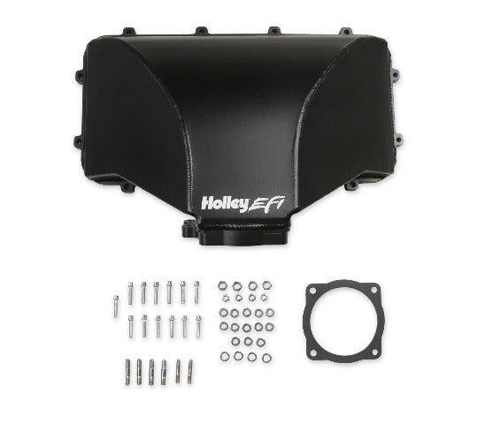 Holley EFI 300-281 KIT, SIDE THROT LID 95MM BLACK FORD