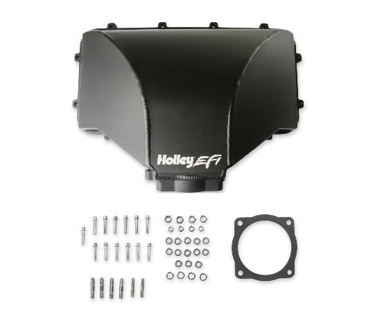 Holley EFI 300-283 KIT, SIDE THROT LID 105MM BLACK FORD