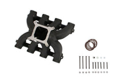 Holley 300-291BK INTAKE MNFLD LS3 SPLIT SGL-PLN CARB-BLAC