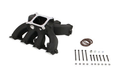 Holley 300-291BK INTAKE MNFLD LS3 SPLIT SGL-PLN CARB-BLAC