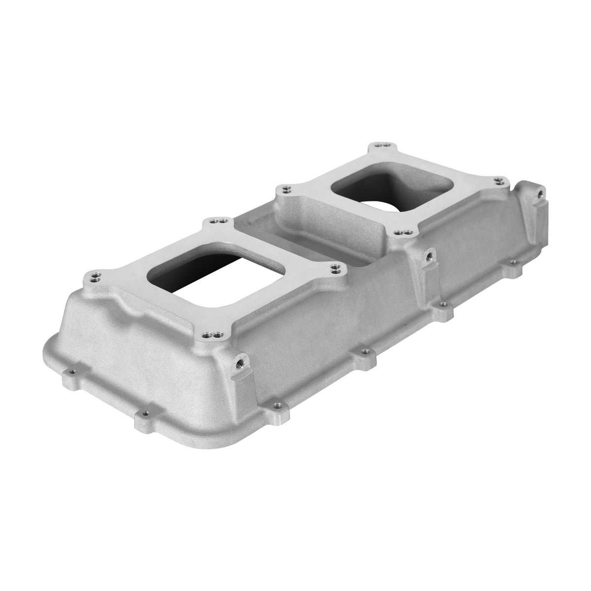 Holley PLENUM TOP, CHEV HI-RAM, 2X4150, SATIN PN. 300-945