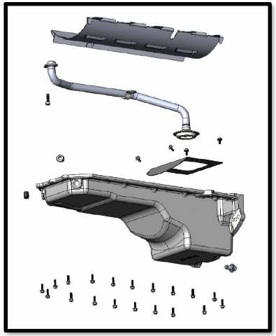 Holley Chevrolet, Dodge, GMC, Plymouth... Engine Oil Pan 302-76BK