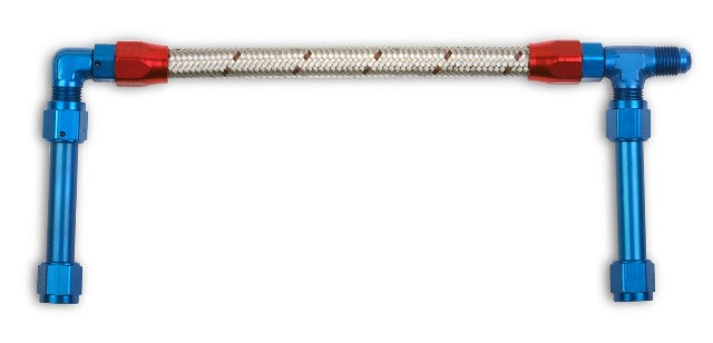 Holley 34-45 -6AN SINGLE INLET W/STAINLESS HOSE