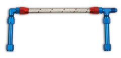 Holley 34-45 -6AN SINGLE INLET W/STAINLESS HOSE