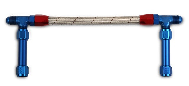 Holley 34-49 -8AN DUAL FEED W/STAINLESS HOSE - DOMINA