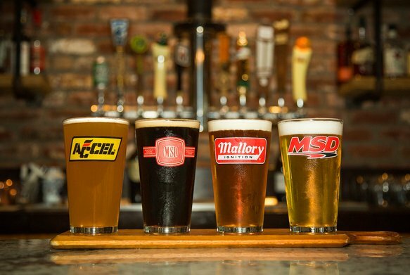 Holley 36-454 16oz Pub Glasses Assortment Series 3 w/Logo-4pk