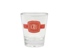 Holley 36-479 2 OZ SHOT GLASS W/ VINTAGE MSD LOGO