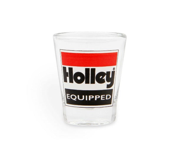 Holley 36-487 2 OZ SHOT GLASS W/HOLLEY EQUIPPED LOGO