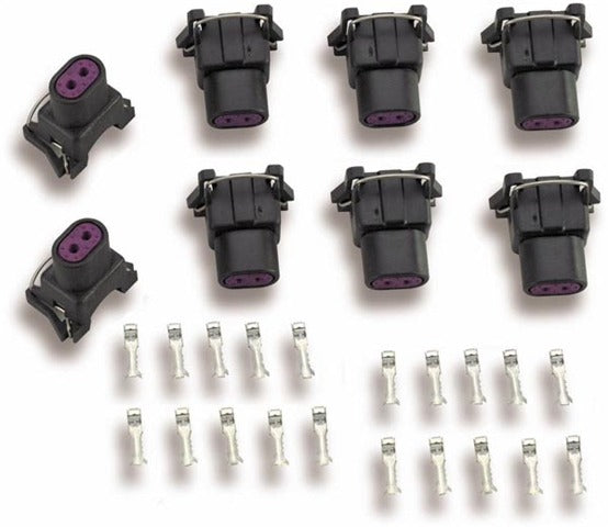 Holley EFI 534-112 DELPHI INJ TERM and CONN 8/PK