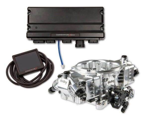 Holley EFI 550-1011 TERM X MAX STEALTH 4150,4INJ,SHINY,TRANS