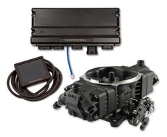 Holley EFI 550-1012 TERM X MAX STEALTH 4150, 4 INJ,BLK,TRANS