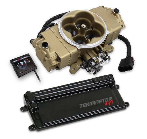 Holley EFI 550-445 TERMINATOR STEALTH EFI KIT W/TRANS GOLD